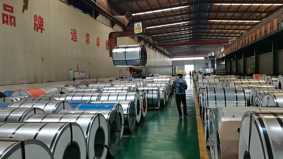 Chromated Hot Dipped Galvanised Coil , Non Oiled Gl Steel Coil Thickness 0.3mm 1.2mm
