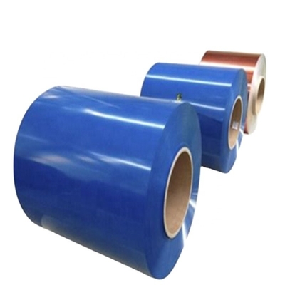 Prepainted Aluminum Color Coated Steel Coil SGS Thickness 0.15-1.8mm