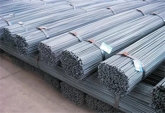 AISI Standard Ribbed Steel Reinforcement Bars Fabricated SAE4140 Alloy