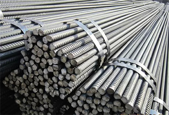 AISI Standard Ribbed Steel Reinforcement Bars Fabricated SAE4140 Alloy