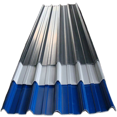 0.12 - 4mm 22 Gauge Galvanized Corrugated Steel Sheet ASTM / GB / JIS