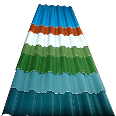 0.12 - 4mm 22 Gauge Galvanized Corrugated Steel Sheet ASTM / GB / JIS